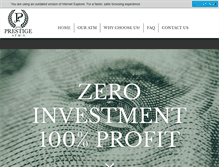 Tablet Screenshot of prestigeatms.com